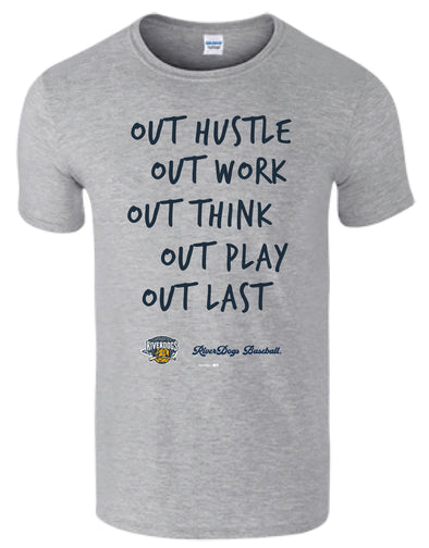 Charleston RiverDogs Out Hustle Out Play Tee