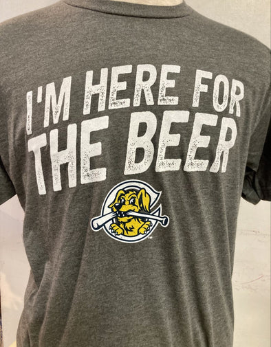 Charleston RiverDogs I'm Here For The Beer Navy Tee