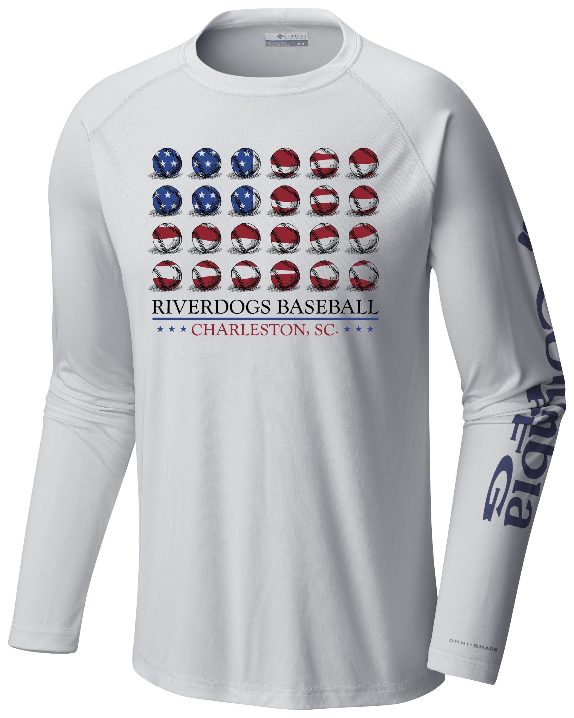 Charleston RiverDogs Columbia Terminal Tackle Flag Shirt – Charleston  RiverDogs Official Store