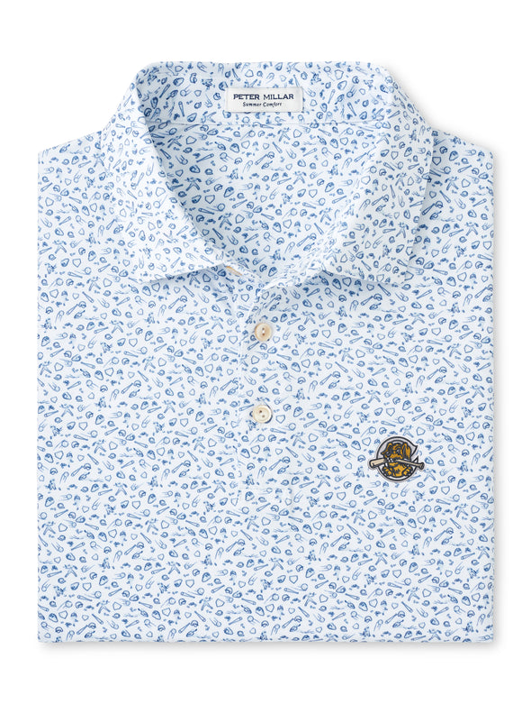 Charleston RiverDogs Peter Millar Tesseract Performance Jersey Polo