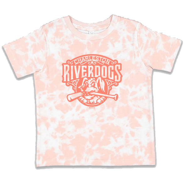 Charleston RiverDogs Toddler Tiedye Baseball Tee