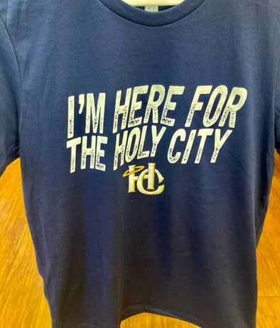 Charleston RiverDogs I'm Here For The Holy City Navy Tee