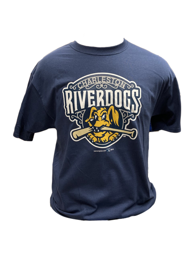 Charleston RiverDogs Summer Navy Tee & RiverDogs Championship Commemorative Bundle