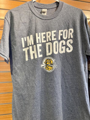 Charleston RiverDogs I'm Here For The Dogs Navy Tee