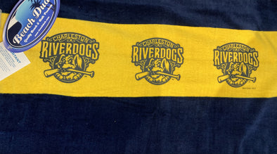 Charleston RiverDogs Classic Rugby Beach Towel
