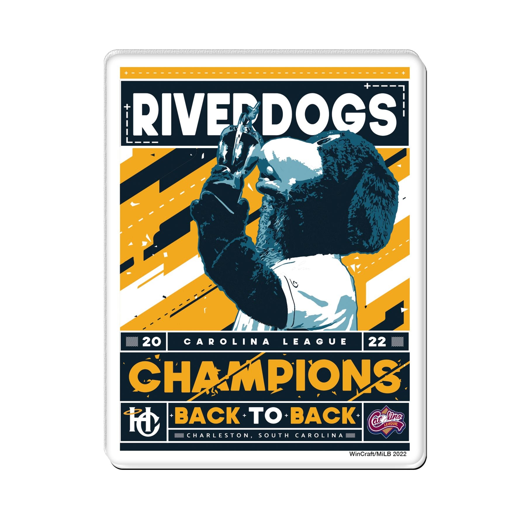 Charleston RiverDogs 2023 Carolina League Back to Back to Back