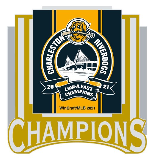 Charleston RiverDogs 2021 Championship Collector's Pin