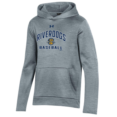 Charleston RiverDogs Under Armour Youth Gray Performance Hoodie