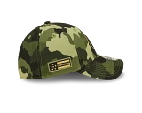 Charleston RiverDogs MLB New Era Camo 2022 Armed Forces Day On-Field Cap