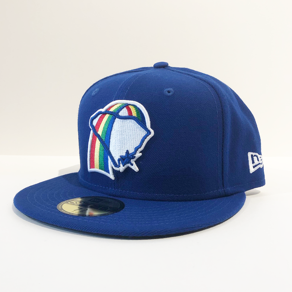 New Era 59Fifty Charleston Rainbows Hat - White, Kelly – Hat Club