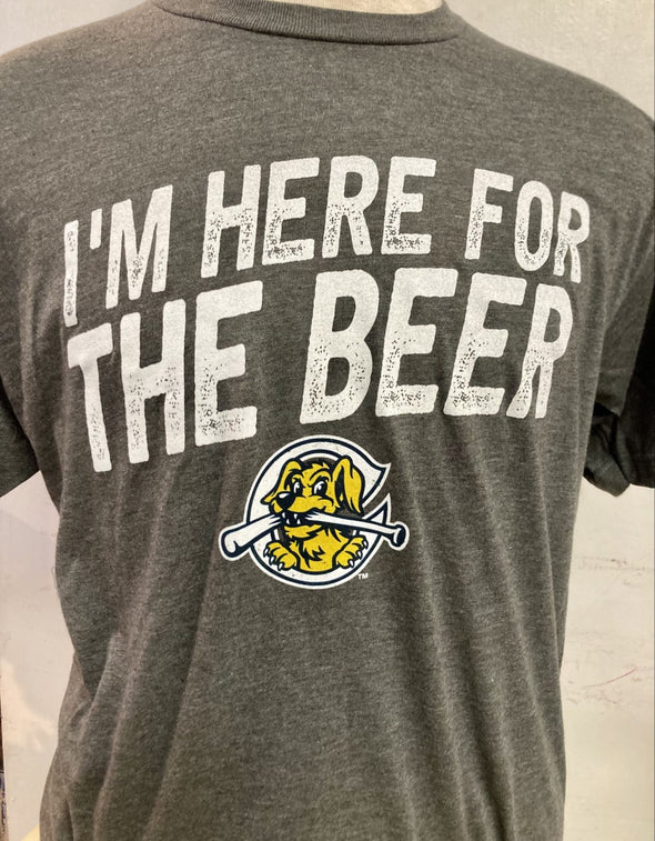 Charleston RiverDogs I'm Here For The Beer Navy Tee